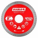 Diablo 5 in. Diamond Continuous Rim Cut-Off Discs DMADC0500