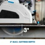 Evolution S210ccs Metal Cutting Circular Saw Cutting Depth Jpg